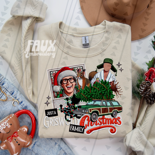 GRISWOLD FAUX EMBROIDERY - DTF TRANSFER