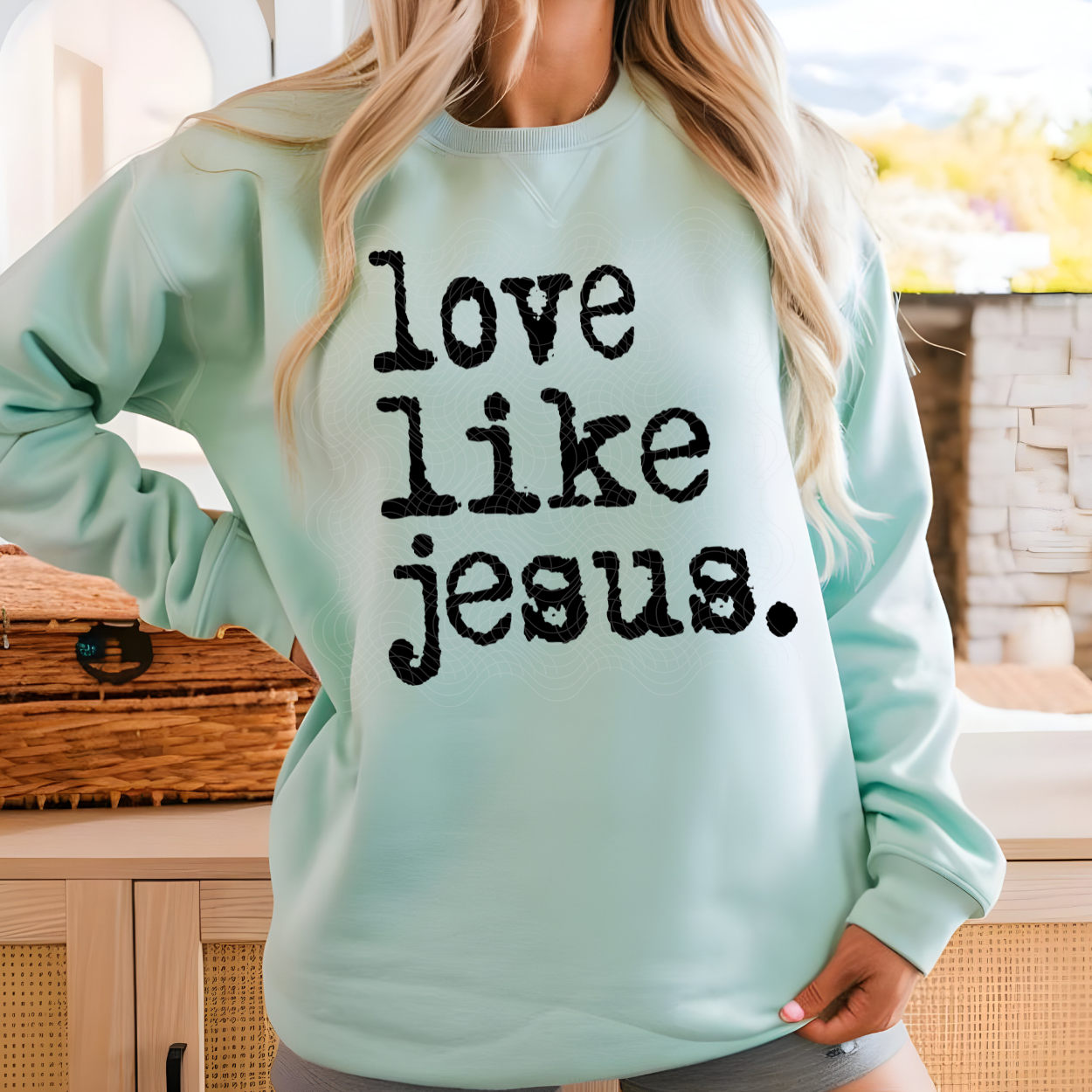 LOVE LIKE JESUS - DTF TRANSFER