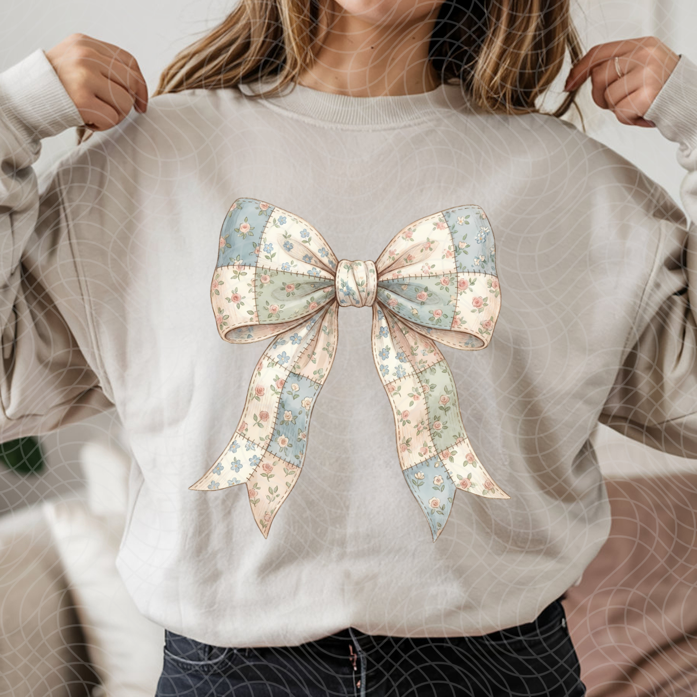 VINTAGE BOW - DTF TRANSFER