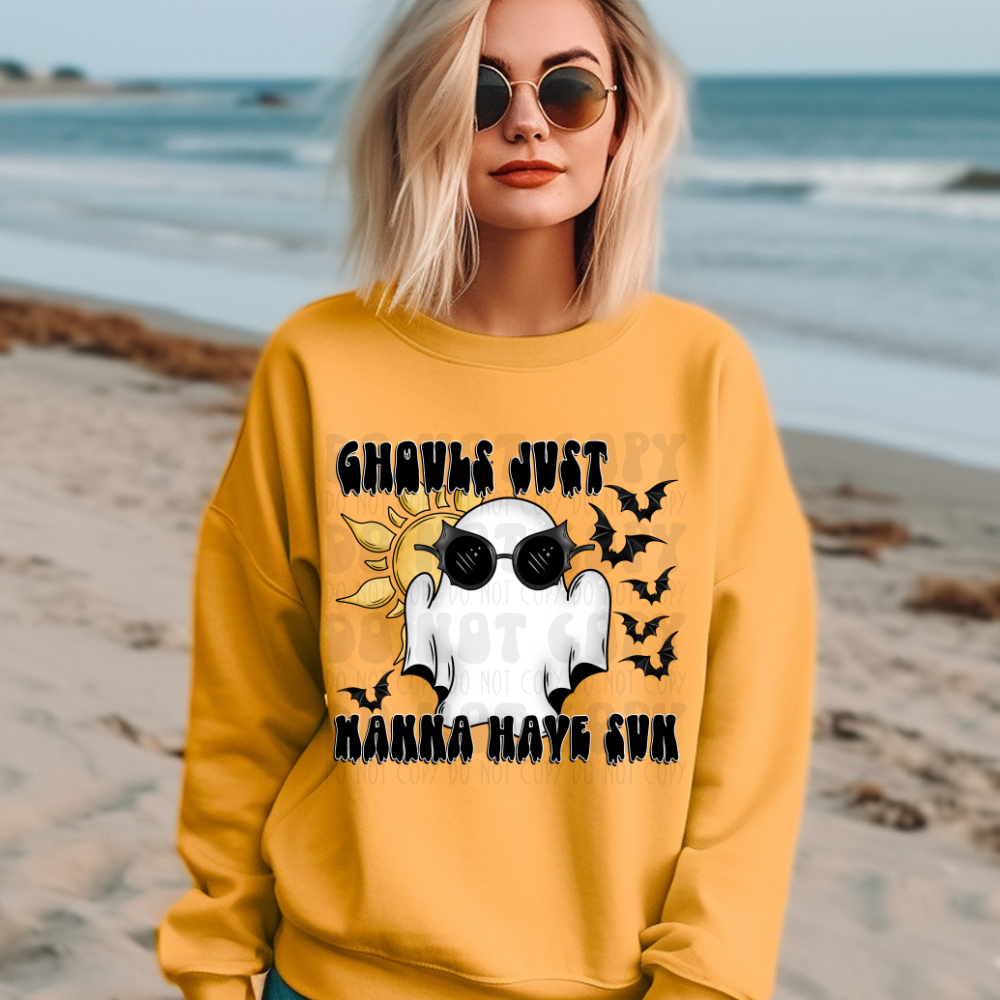 GHOULS JUST WANNA HAVE SUN - DTF TRANSFER