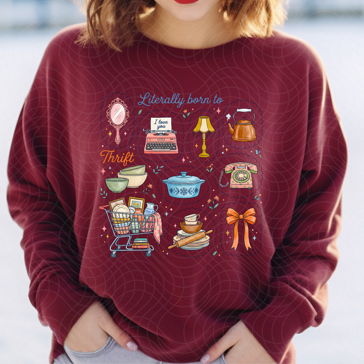 BORN TO THRIFT - DTF TRANSFER