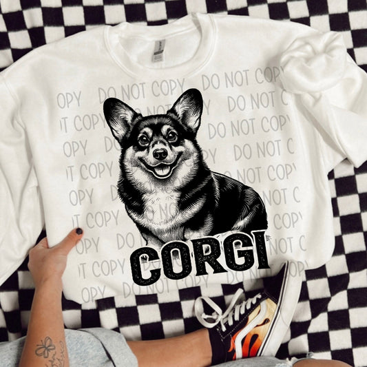 CORGI DOG - DTF TRANSFER