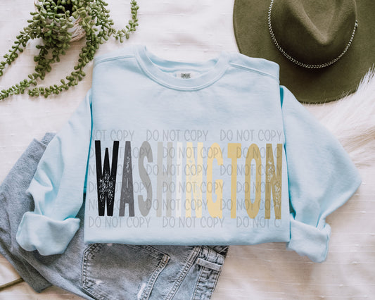 WASHINGTON NEUTRALS - DTF TRANSFER