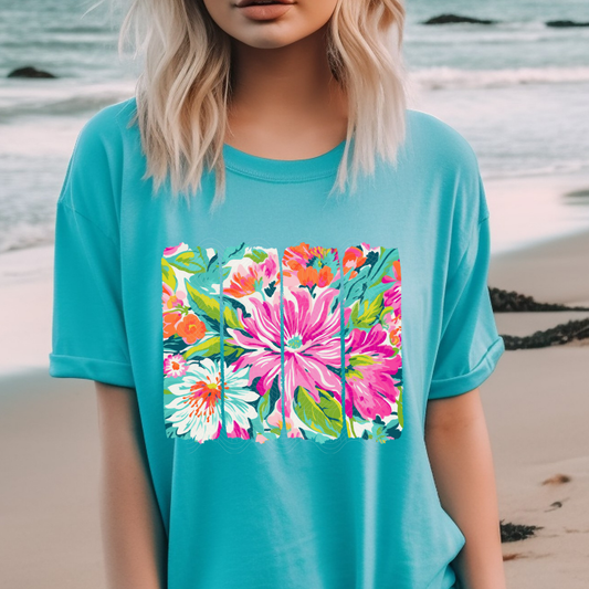 SUMMER FLOWERS - DTF TRANSFER