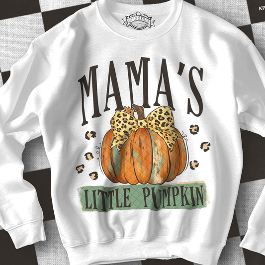 MAMA'S LITTLE PUMPKIN BLACK - DTF TRANSFER