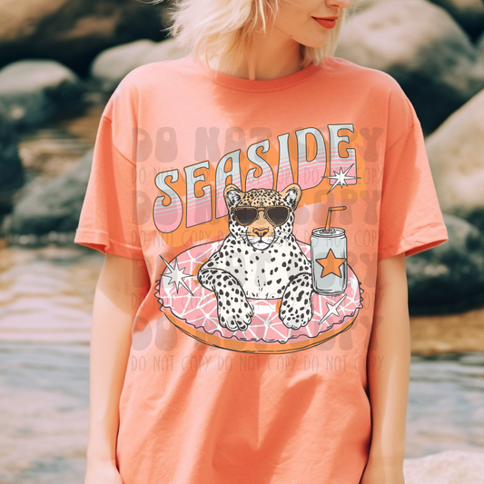 SEASIDE LEOPARD - DTF TRANSFER