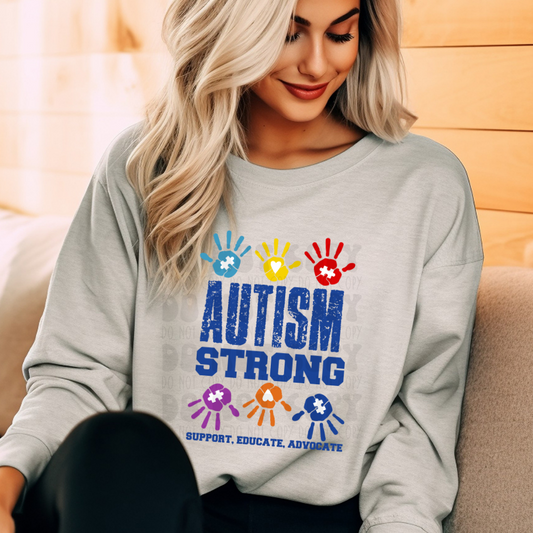 AUTISM STRONG - DTF TRANSFER