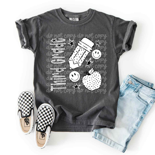 THIRD GRADE POLKA DOT - DTF TRANSFER