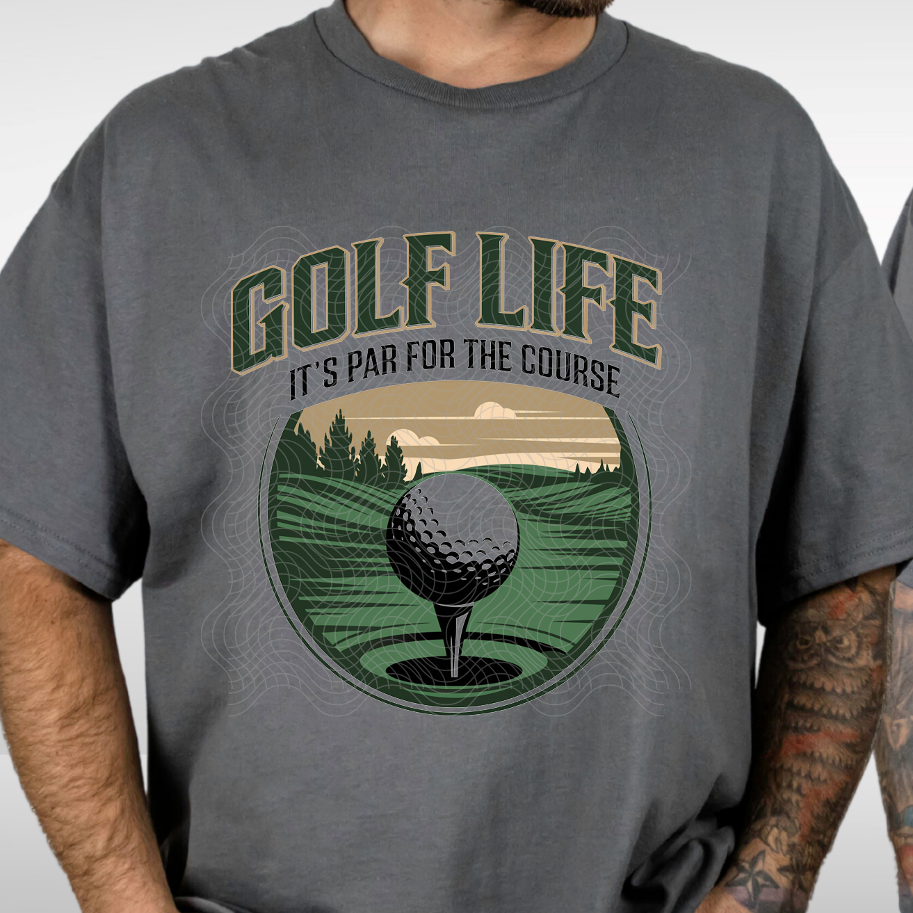 GOLF LIFE PAR FOR THE COURSE - DTF TRANSFER