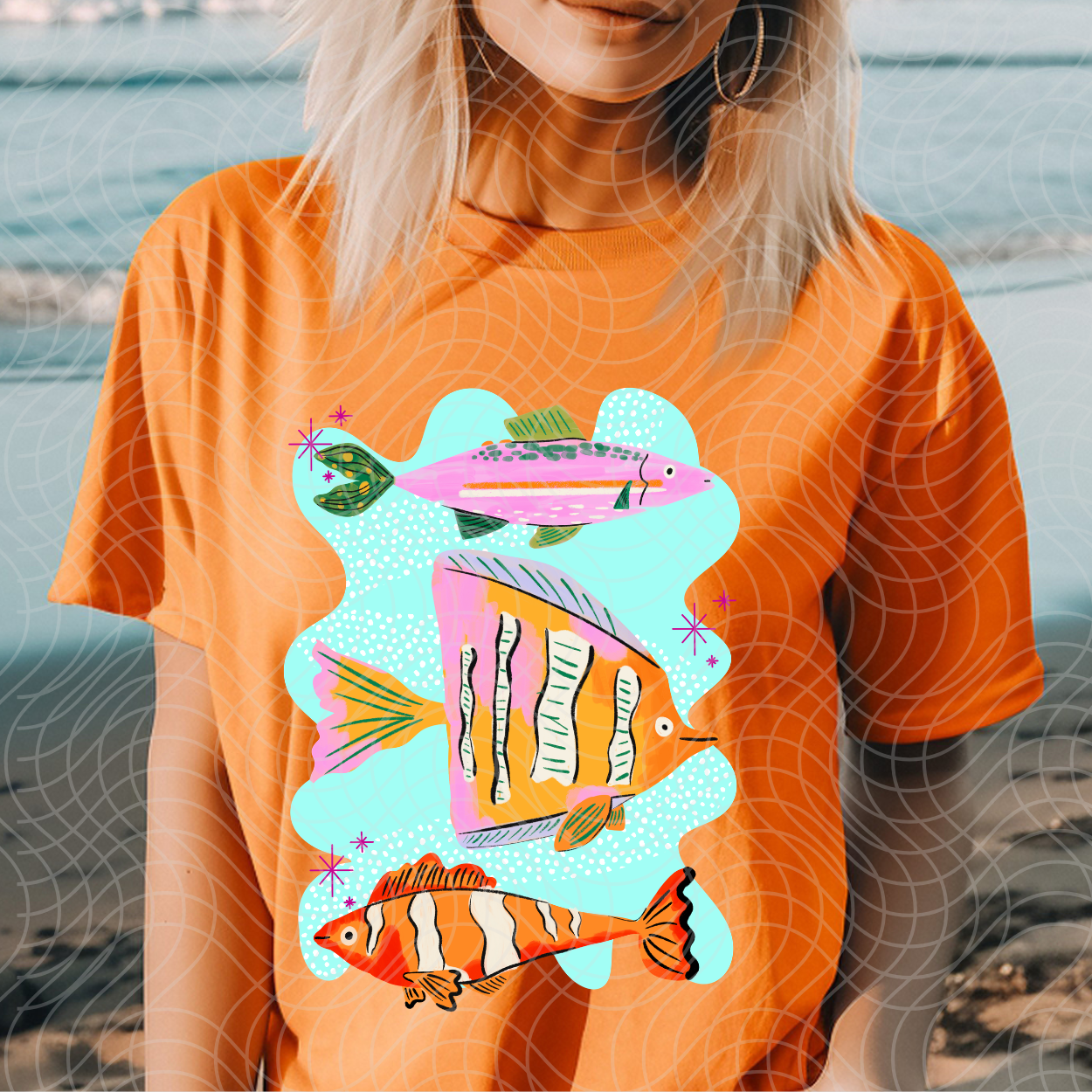 SUMMER FISH - DTF TRANSFER