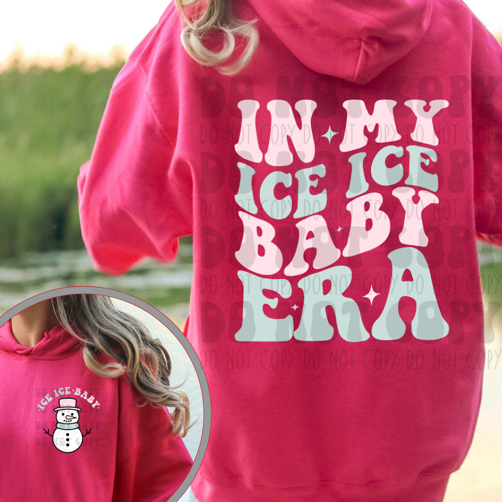 ICE ICE BABY ERA W/ POCKET - DTF TRANSFER
