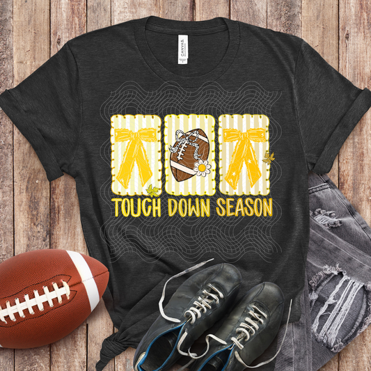 TOUCH DOWN SEASON YELLOW - DTF TRANSFER