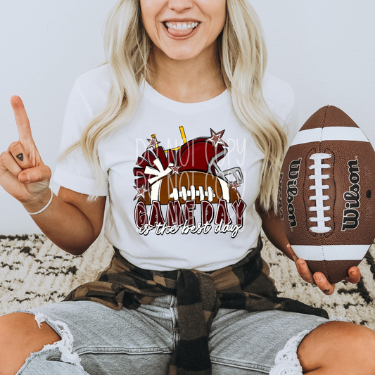 GAME DAY IS THE BEST DAY MAROON - DTF TRANSFER