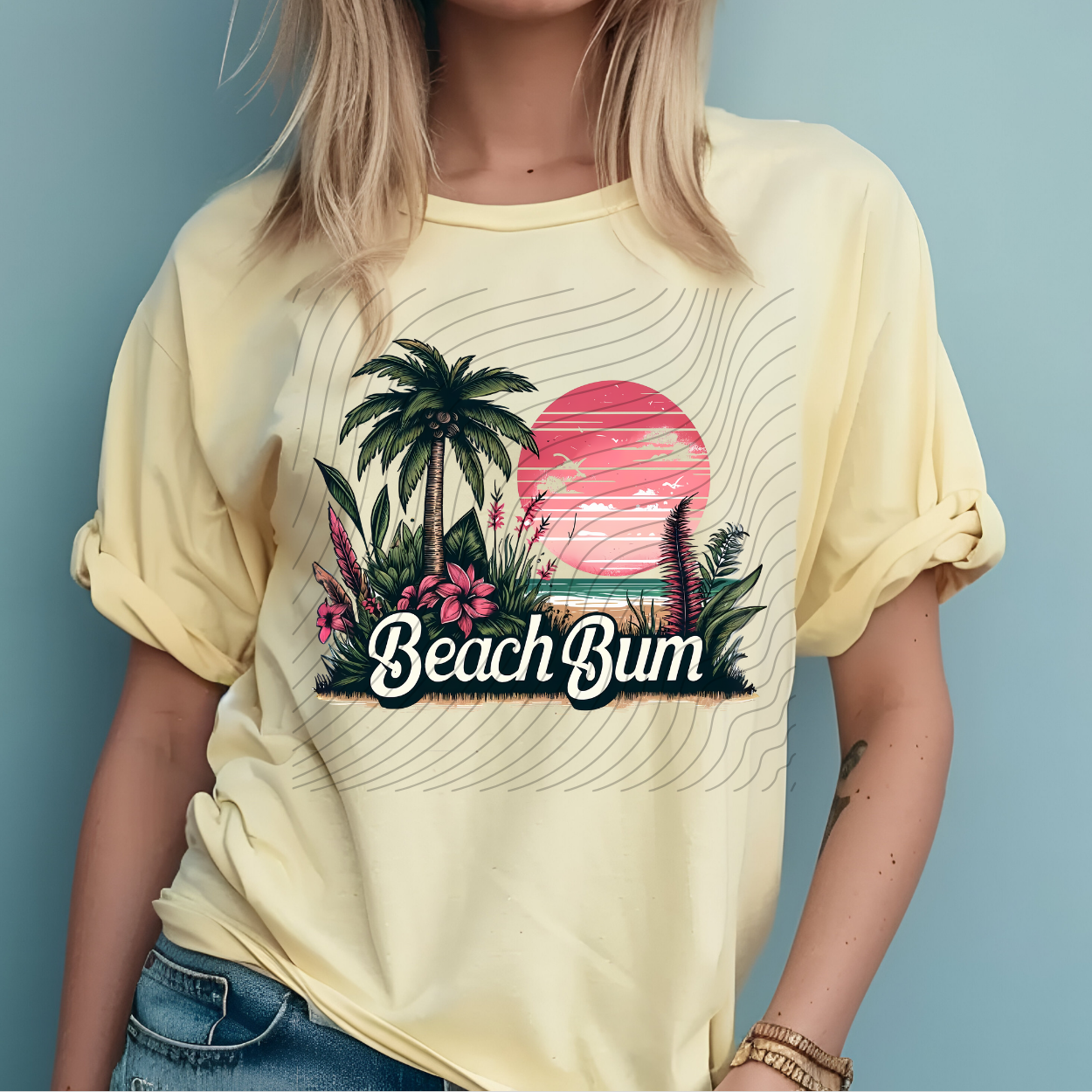 BEACH BUM - DTF TRANSFER
