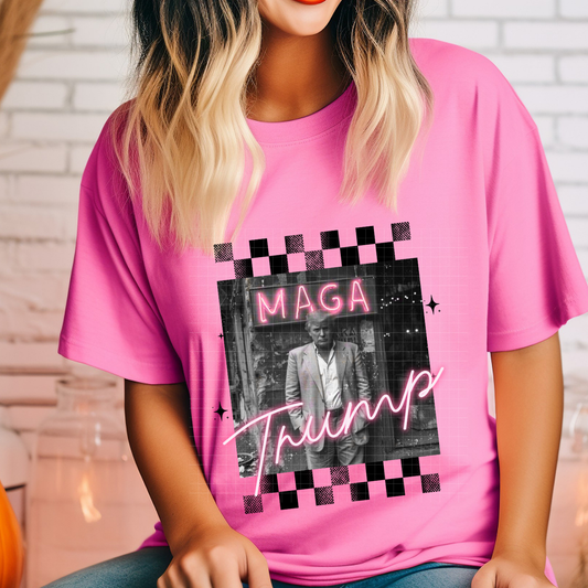 MAGA TRUMP PINK - DTF TRANSFER