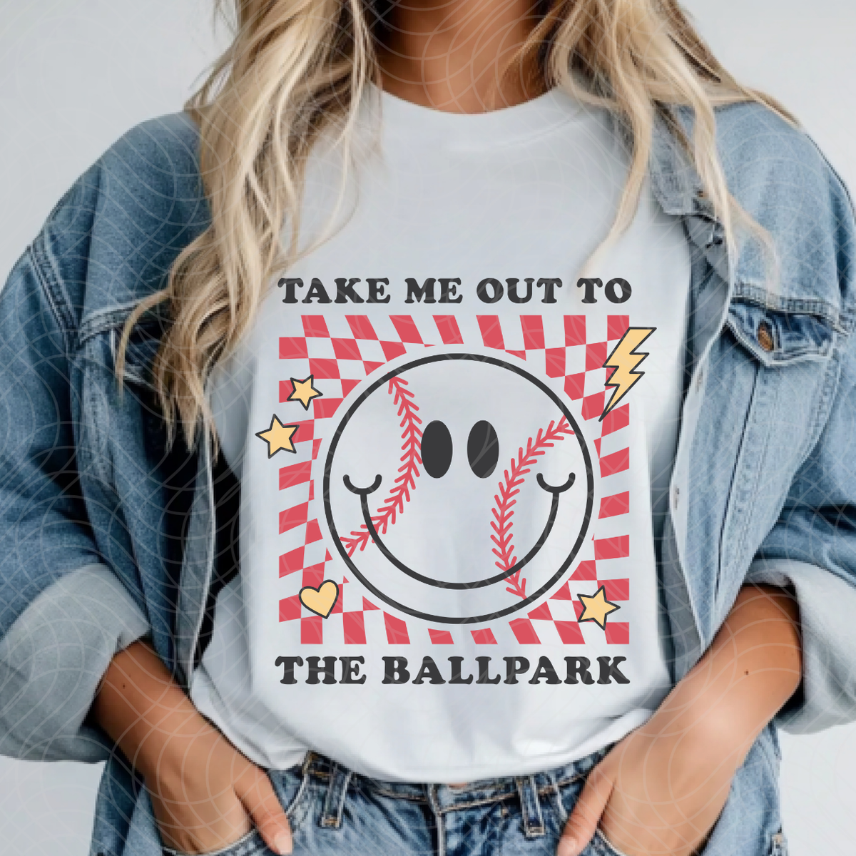 TAKE ME OUT TO THE BALLPARK - DTF TRANSFER