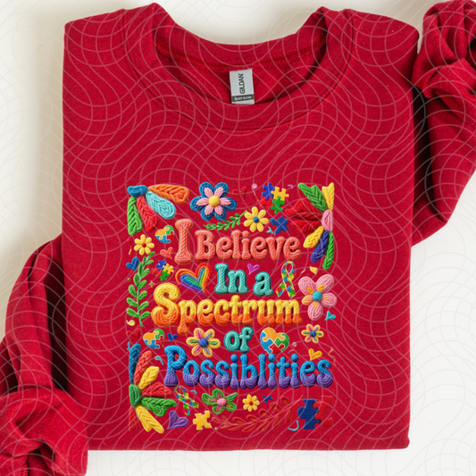 SPECTRUM OF POSSIBILITIES - DTF TRANSFER