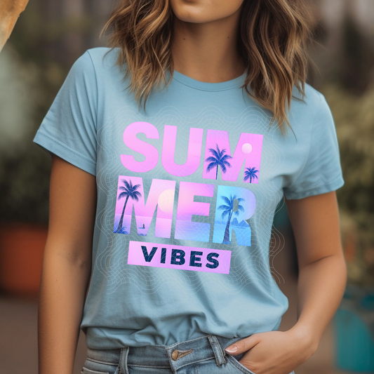 SUMMER VIBES - DTF TRANSFER