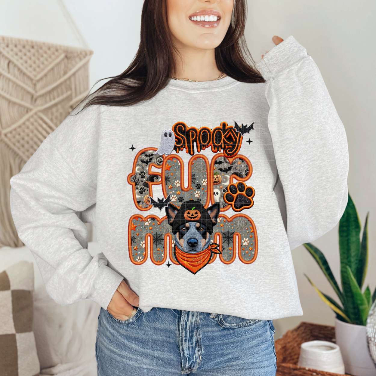 SPOOKY FUR MOM 8 - DTF TRANSFER