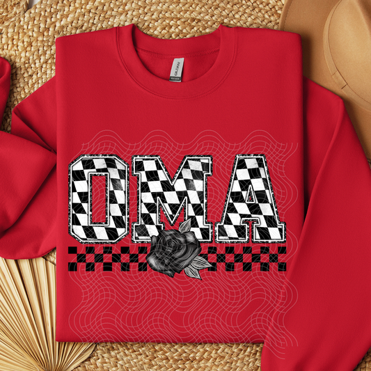 OMA CHECKERED - DTF TRANSFER