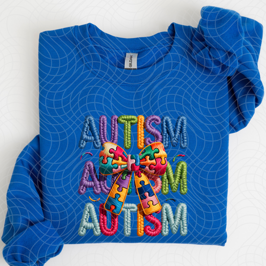 FAUX YARN AUTISM - DTF TRANSFER