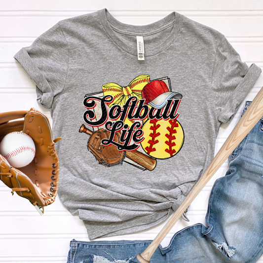 SOFTBALL LIFE - DTF TRANSFER