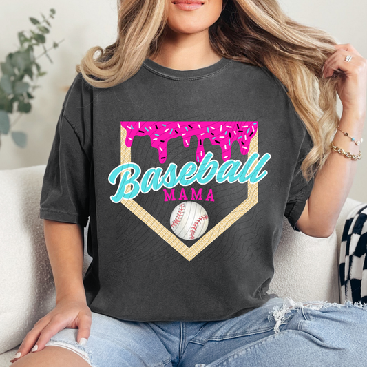 BASEBALL MAMA DRIP - DTF TRANSFER