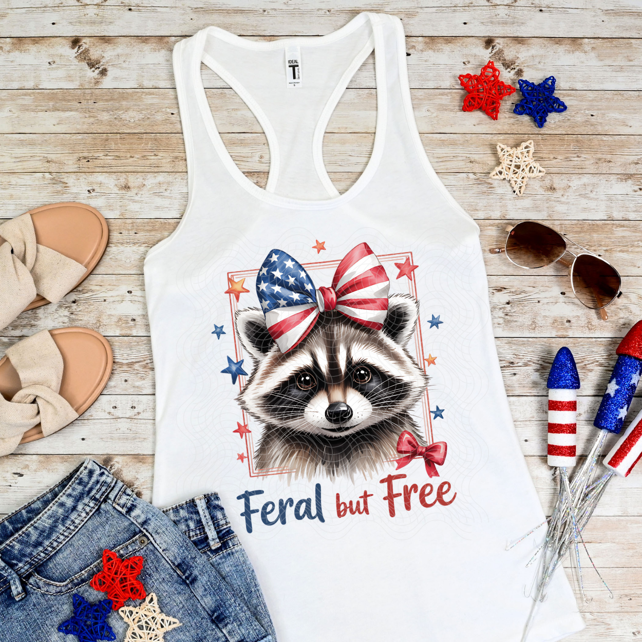 FERAL AND FREE COON - DTF TRANSFER
