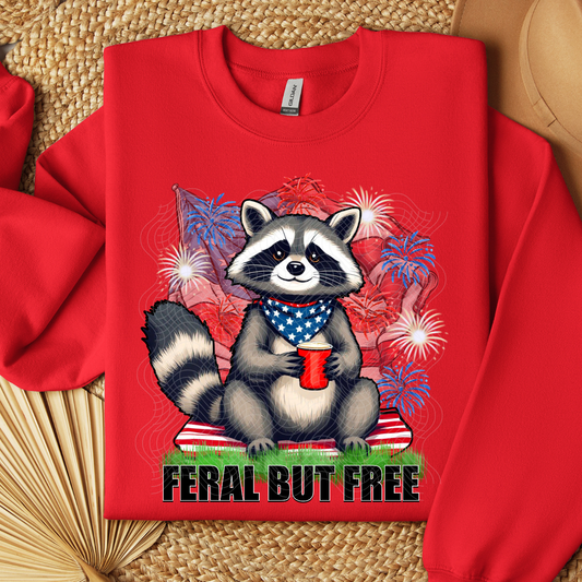 FERAL BUT FREE - DTF TRANSFER