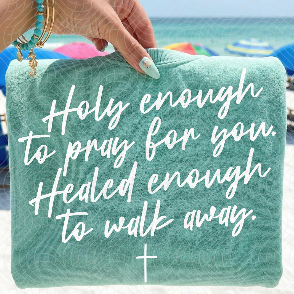 HOLY ENOUGH WHITE - DTF TRANSFER