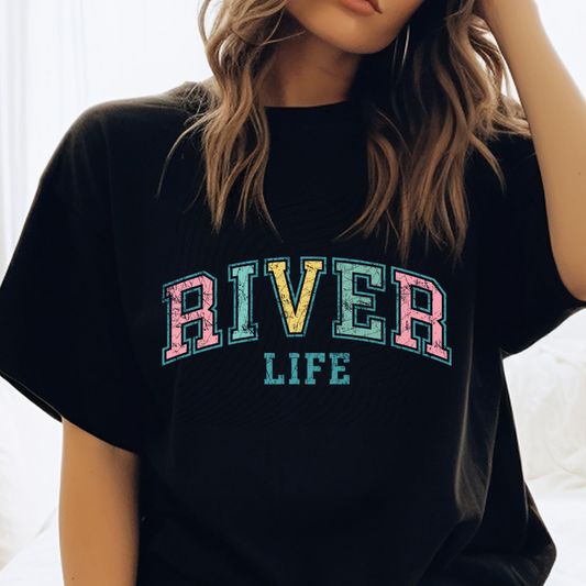 RIVER LIFE DISTRESSED - DTF TRANSFER