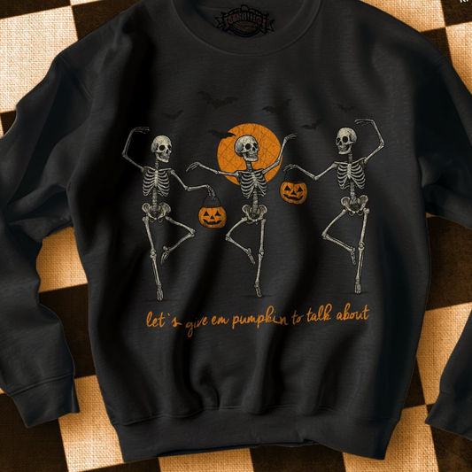 PUMPKIN TO TALK ABOUT ORANGE DISTRESSED - DTF TRANSFER