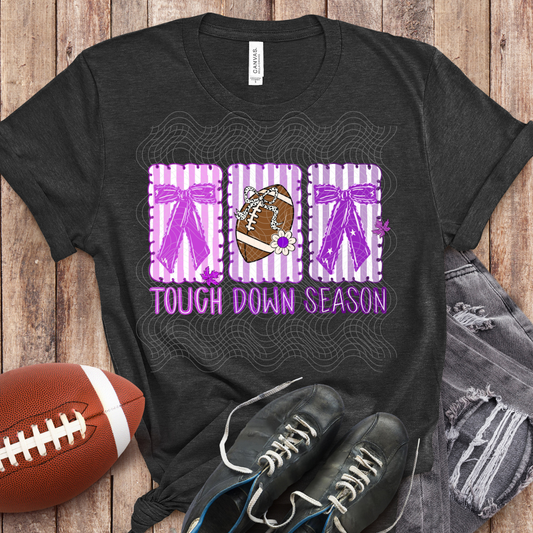 TOUCH DOWN SEASON PURPLE - DTF TRANSFER