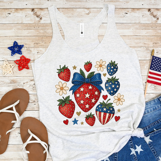 PATRIOTIC BERRIES - DTF TRANSFER