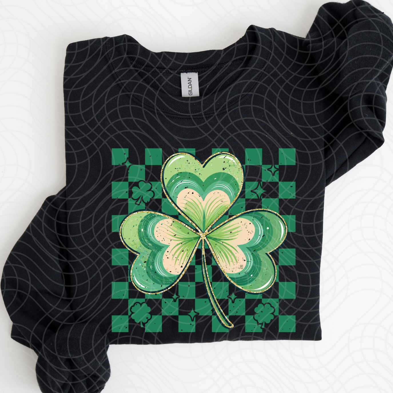 CLOVER DISTRESSED - DTF TRANSFER
