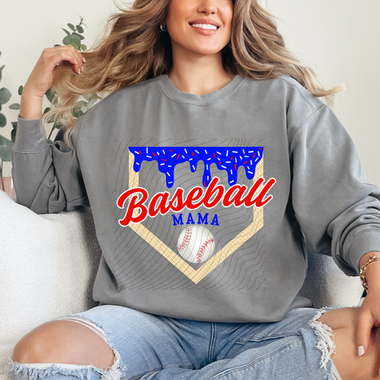 BASEBALL MAMA DRIP - DTF TRANSFER