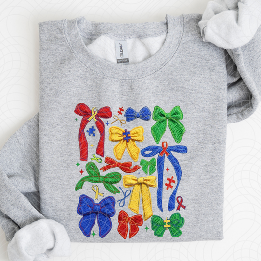 AUTISM BOWS - DTF TRANSFER