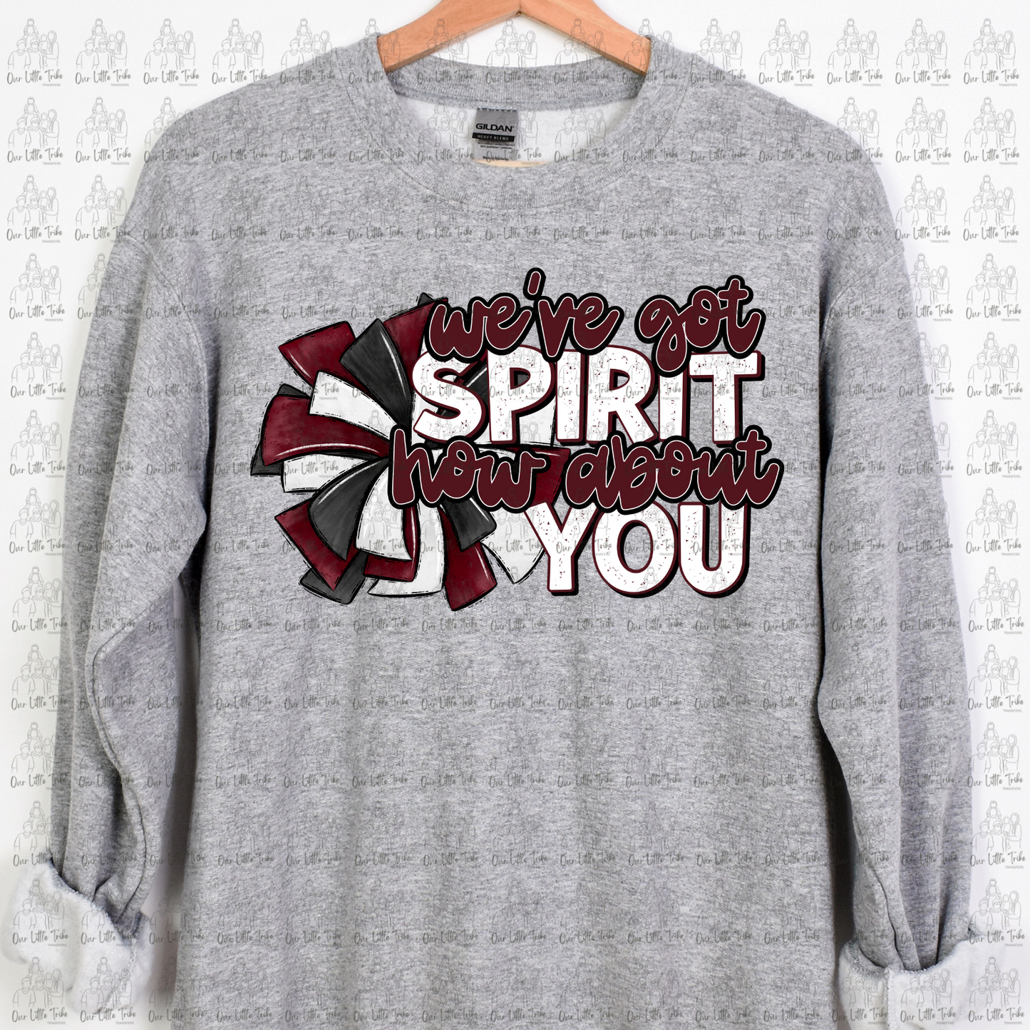 WE'VE GOT SPIRIT - MAROON - DTF TRANSFER