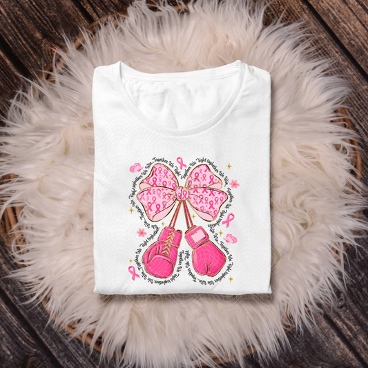 BREAST CANCER GLOVES - DTF TRANSFER