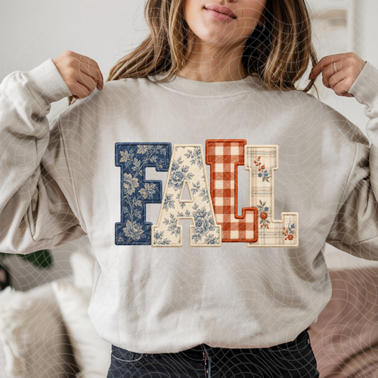 FALL PATTERN LETTERS - DTF TRANSFER