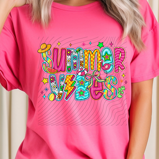 SUMMER VIBES - DTF TRANSFER