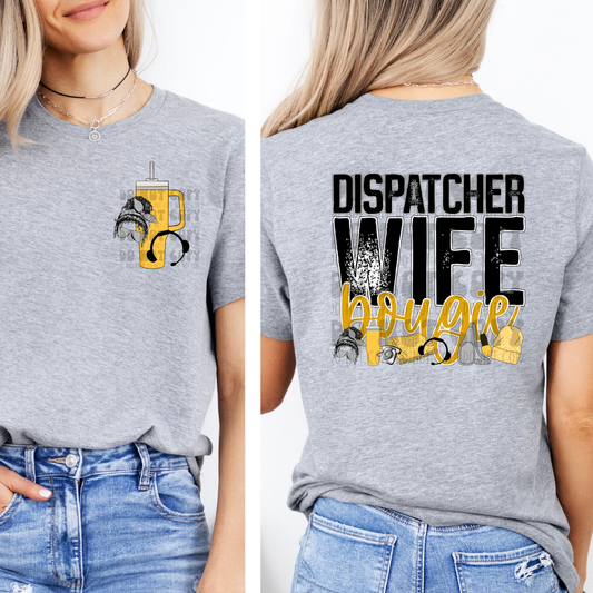 DISPATCHER WIFE BOUGIE W/ POCKET - DTF TRANSFER
