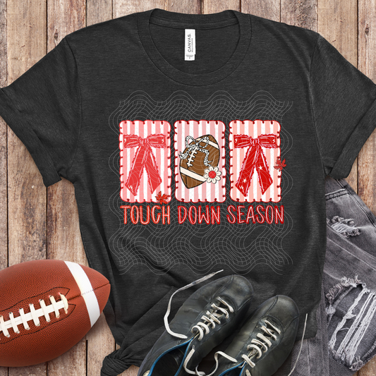 TOUCH DOWN SEASON RED - DTF TRANSFER