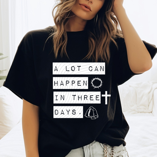 3 DAYS WHITE WITH ELEMENTS - DTF TRANSFER