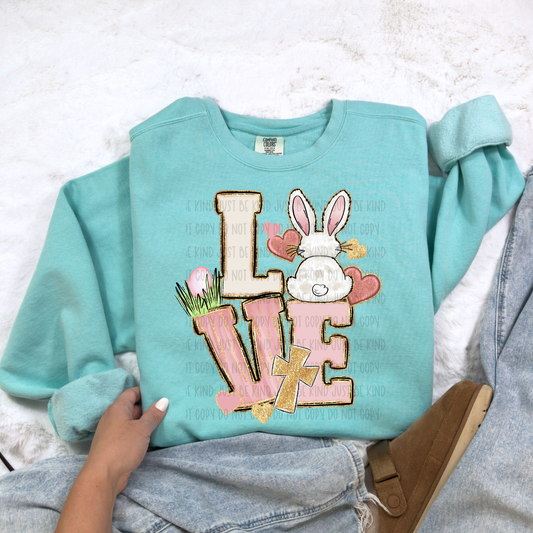 LOVE BUNNY - DTF TRANSFER