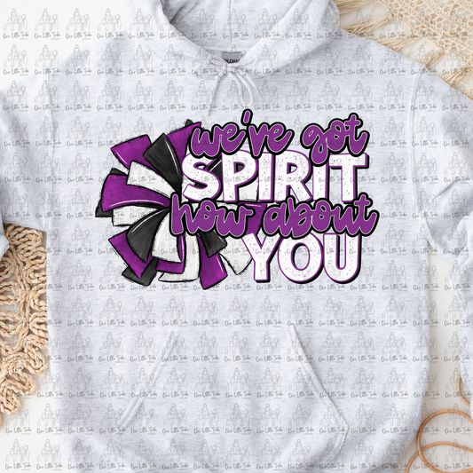 WE'VE GOT SPIRIT - PURPLE - DTF TRANSFER
