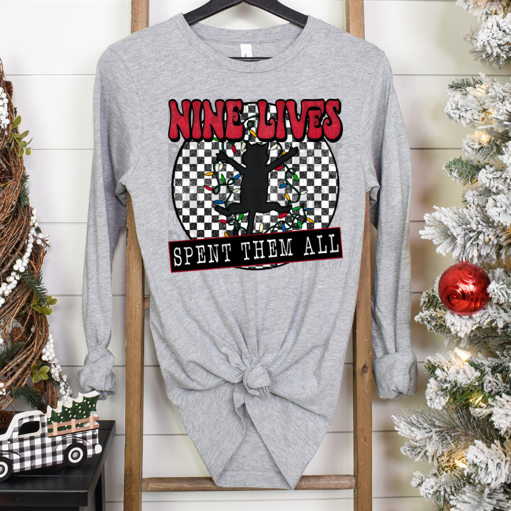 NINE LIVES - DTF TRANSFER