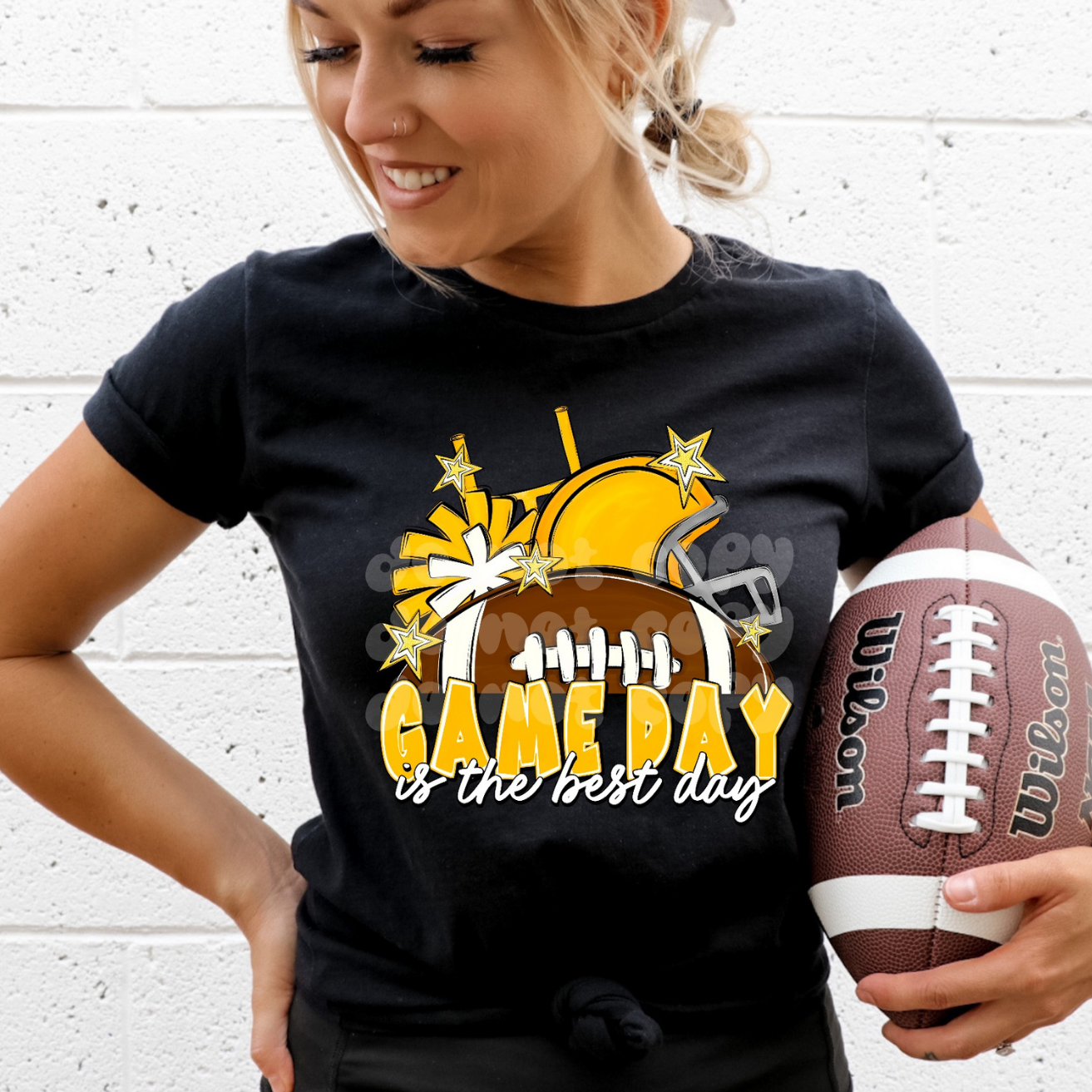 GAME DAY IS THE BEST DAY YELLOW - DTF TRANSFER