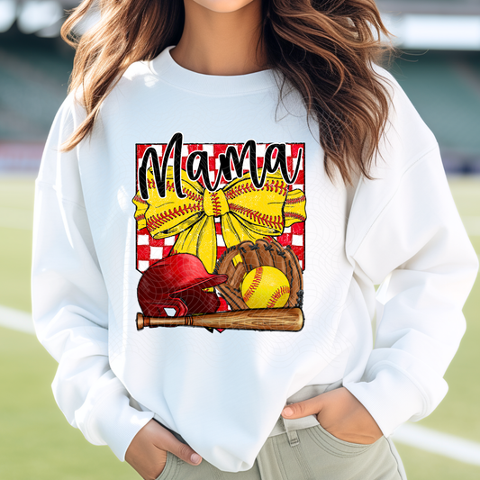 SOFTBALL MAMA - DTF TRANSFER