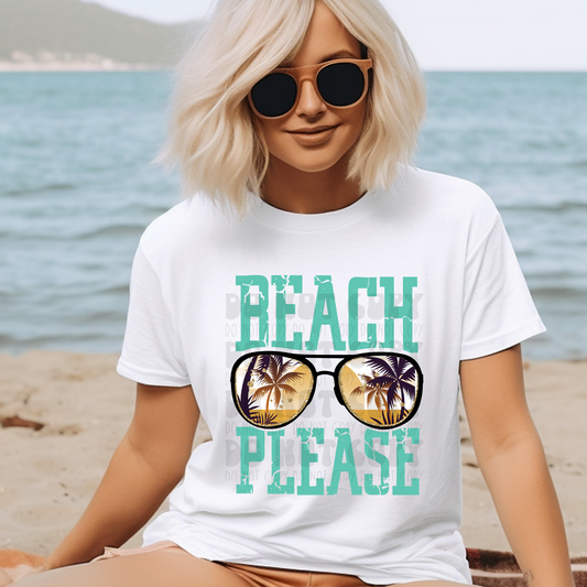 BEACH PLEASE - DTF TRANSFER